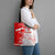 Switzerland Flag Tote Bag with Camo Red White Sportswear with Swiss Cross Shield - Wonder Print Shop