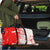 Switzerland Flag Travel Bag with Camo Red White Sportswear with Swiss Cross Shield - Wonder Print Shop