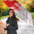 Switzerland Flag Umbrella with Camo Red White Sportswear with Swiss Cross Shield - Wonder Print Shop