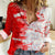 Switzerland Flag Women Casual Shirt with Camo Red White Sportswear with Swiss Cross Shield - Wonder Print Shop