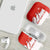 Switzerland Map Scratch Claw Swiss Flag AirPods Case with Vertical Text - Wonder Print Shop