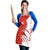 Switzerland Map Scratch Claw Swiss Flag Apron with Vertical Text - Wonder Print Shop