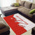 Switzerland Map Scratch Claw Swiss Flag Area Rug with Vertical Text - Wonder Print Shop