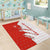 Switzerland Map Scratch Claw Swiss Flag Area Rug with Vertical Text - Wonder Print Shop