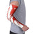 Switzerland Map Scratch Claw Swiss Flag Arm Sleeves with Vertical Text - Wonder Print Shop