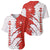 Switzerland Map Scratch Claw Swiss Flag Baseball Jersey with Vertical Text - Wonder Print Shop