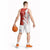 Switzerland Map Scratch Claw Swiss Flag Basketball Jersey with Vertical Text - Wonder Print Shop