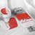 Switzerland Map Scratch Claw Swiss Flag Bathroom Set with Vertical Text - Wonder Print Shop