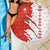 Switzerland Map Scratch Claw Swiss Flag Beach Blanket with Vertical Text - Wonder Print Shop