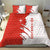 Switzerland Map Scratch Claw Swiss Flag Bedding Set with Vertical Text - Wonder Print Shop
