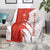 Switzerland Map Scratch Claw Swiss Flag Blanket with Vertical Text - Wonder Print Shop