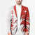 Switzerland Map Scratch Claw Swiss Flag Blazer with Vertical Text - Wonder Print Shop