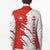Switzerland Map Scratch Claw Swiss Flag Blazer with Vertical Text - Wonder Print Shop