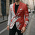 Switzerland Map Scratch Claw Swiss Flag Blazer with Vertical Text - Wonder Print Shop