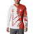 Switzerland Map Scratch Claw Swiss Flag Button Sweatshirt with Vertical Text - Wonder Print Shop