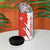 Switzerland Map Scratch Claw Swiss Flag 4 in 1 Can Cooler Tumbler with Vertical Text - Wonder Print Shop