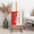 Switzerland Map Scratch Claw Swiss Flag Canvas Wall Art with Vertical Text - Wonder Print Shop