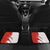 Switzerland Map Scratch Claw Swiss Flag Car Mats with Vertical Text - Wonder Print Shop