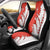 Switzerland Map Scratch Claw Swiss Flag Car Seat Cover with Vertical Text - Wonder Print Shop