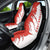 Switzerland Map Scratch Claw Swiss Flag Car Seat Cover with Vertical Text - Wonder Print Shop