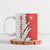 Switzerland Map Scratch Claw Swiss Flag Ceramic Mug with Vertical Text - Wonder Print Shop