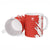 Switzerland Map Scratch Claw Swiss Flag Ceramic Mug with Vertical Text - Wonder Print Shop