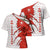 Switzerland Map Scratch Claw Swiss Flag Cross Shoulder Shirt with Vertical Text - Wonder Print Shop