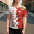Switzerland Map Scratch Claw Swiss Flag Cross Shoulder Shirt with Vertical Text - Wonder Print Shop