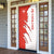 Switzerland Map Scratch Claw Swiss Flag Door Cover with Vertical Text - Wonder Print Shop