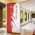 Switzerland Map Scratch Claw Swiss Flag Door Cover with Vertical Text - Wonder Print Shop