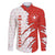 Switzerland Map Scratch Claw Swiss Flag Family Matching Long Sleeve Bodycon Dress and Hawaiian Shirt with Vertical Text - Wonder Print Shop