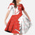 Switzerland Map Scratch Claw Swiss Flag Family Matching Off Shoulder Maxi Dress and Hawaiian Shirt with Vertical Text - Wonder Print Shop