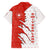 Switzerland Map Scratch Claw Swiss Flag Family Matching Off Shoulder Maxi Dress and Hawaiian Shirt with Vertical Text - Wonder Print Shop