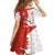 Switzerland Map Scratch Claw Swiss Flag Family Matching Off Shoulder Short Dress and Hawaiian Shirt with Vertical Text - Wonder Print Shop