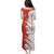 Switzerland Map Scratch Claw Swiss Flag Family Matching Puletasi and Hawaiian Shirt with Vertical Text - Wonder Print Shop