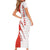 Switzerland Map Scratch Claw Swiss Flag Family Matching Short Sleeve Bodycon Dress and Hawaiian Shirt with Vertical Text - Wonder Print Shop