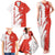 Switzerland Map Scratch Claw Swiss Flag Family Matching Tank Maxi Dress and Hawaiian Shirt with Vertical Text - Wonder Print Shop