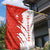 Switzerland Map Scratch Claw Swiss Flag Garden Flag with Vertical Text - Wonder Print Shop