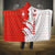 Switzerland Map Scratch Claw Swiss Flag Hooded Blanket with Vertical Text - Wonder Print Shop