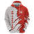Switzerland Map Scratch Claw Swiss Flag Hoodie with Vertical Text - Wonder Print Shop