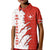 Switzerland Map Scratch Claw Swiss Flag Kid Polo Shirt with Vertical Text - Wonder Print Shop