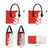Switzerland Map Scratch Claw Swiss Flag Leather Bag with Vertical Text - Wonder Print Shop