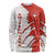 Switzerland Map Scratch Claw Swiss Flag Long Sleeve Shirt with Vertical Text - Wonder Print Shop