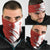 Switzerland Map Scratch Claw Swiss Flag Neck Gaiter with Vertical Text TS04
