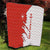 Switzerland Map Scratch Claw Swiss Flag Quilt with Vertical Text - Wonder Print Shop