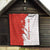 Switzerland Map Scratch Claw Swiss Flag Quilt with Vertical Text - Wonder Print Shop