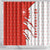 Switzerland Map Scratch Claw Swiss Flag Shower Curtain with Vertical Text - Wonder Print Shop