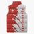 Switzerland Map Scratch Claw Swiss Flag Sleeveless Puffer Jacket with Vertical Text - Wonder Print Shop