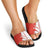 Switzerland Map Scratch Claw Swiss Flag Slide Sandals with Vertical Text - Wonder Print Shop