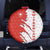 Switzerland Map Scratch Claw Swiss Flag Spare Tire Cover with Vertical Text - Wonder Print Shop